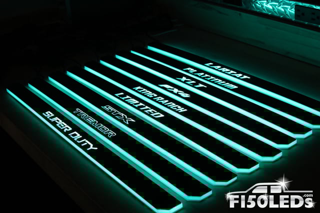 2017 - 2022 F250 Super Duty RGB LED Door Sill Light Kit