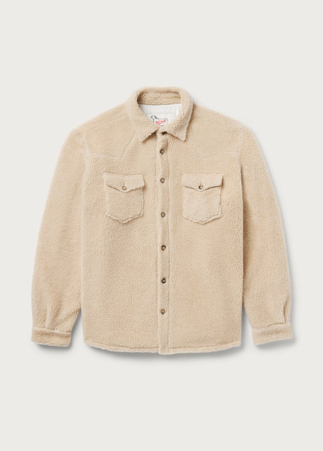Western Sherpa Shirt | Cream