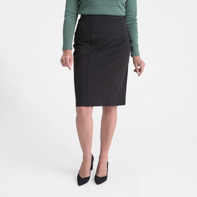 Knee Length Ponte Skirt