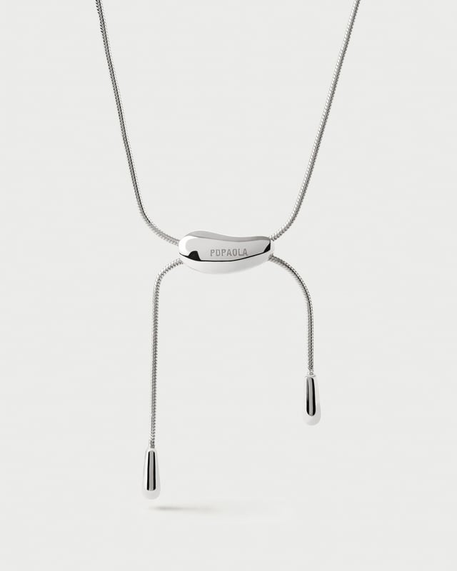 Rodeo Silver Slider Necklace