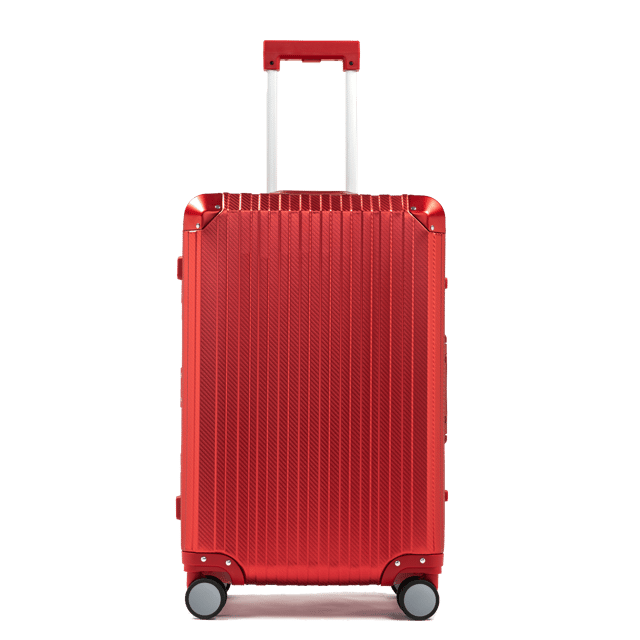 TREK Aluminum Suitcase Red
