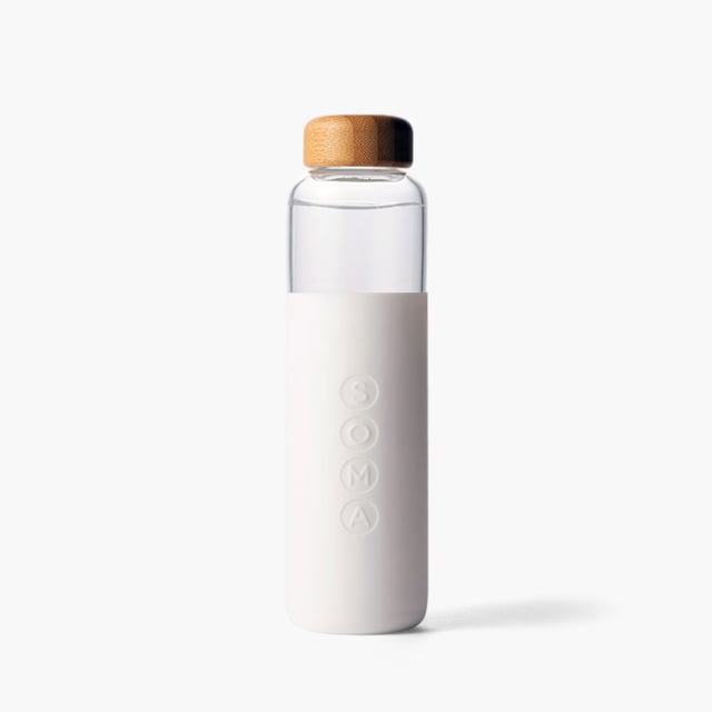 Glass & Silicone Water Bottle - 17 oz.