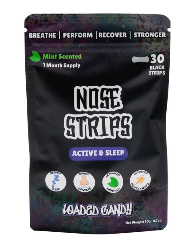 Active & Sleep Nasal Strips by Loaded Candy