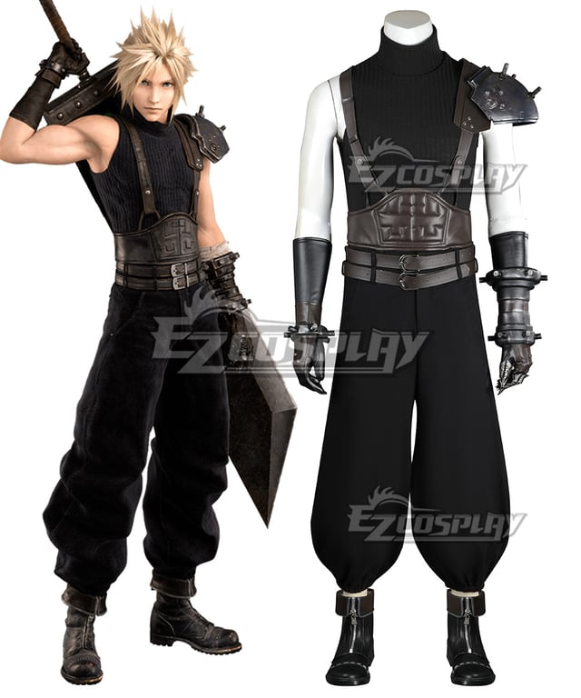 Final Fantasy VII FF7 Rebirth Remake Cloud Strife Cosplay Costume