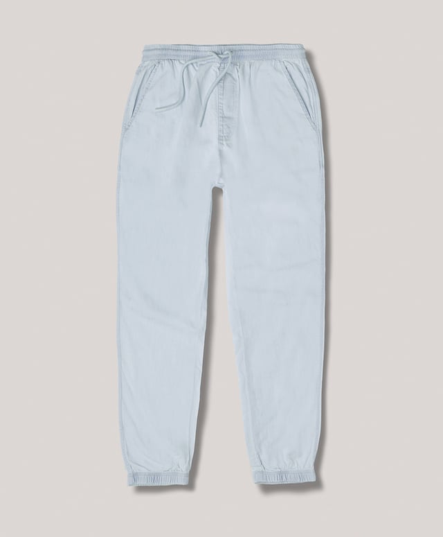 PACT Men's Light Wash Chambray Denim Chambray Pant S