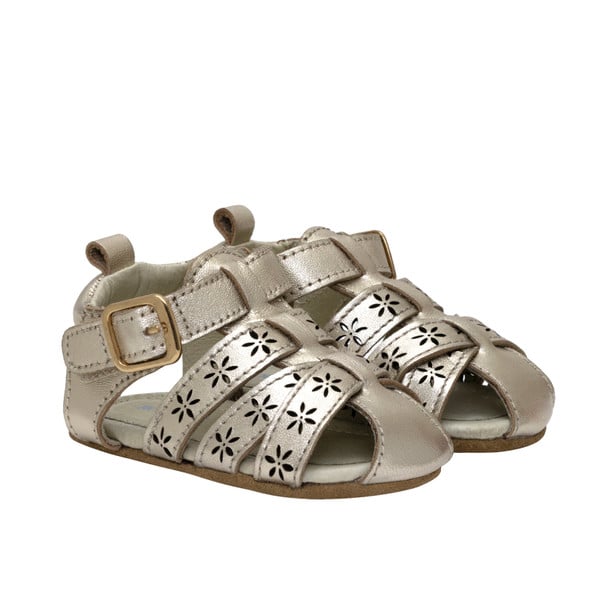 Fleur First Kicks Sandals in Gold