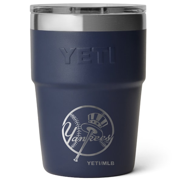 New York Yankees YETI 16oz. Rambler Stackable Cup with Magslider Lid