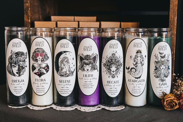 Goddess Candles (Scented Soy Wax)