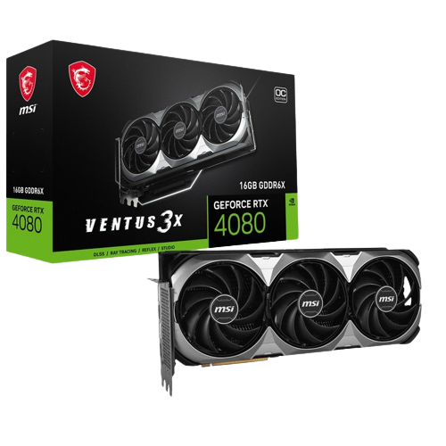 MSI GeForce RTX 4080 VENTUS 3X E OC 16GB GDDR6X DLSS3