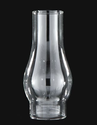 1 5/8" Fitter, 4-1/2" Tall Clear Lamp Chimney (57903)