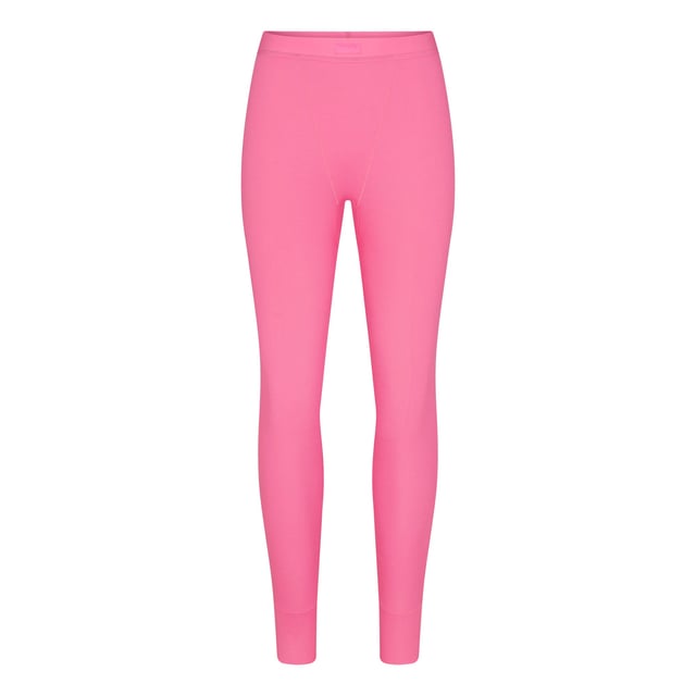 COTTON RIB LEGGING | BUBBLE GUM