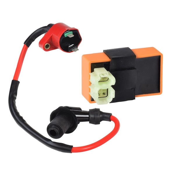 High Output Ignition Coil & CDI Module (Ignitor) Set for 50cc to 150cc Scooters