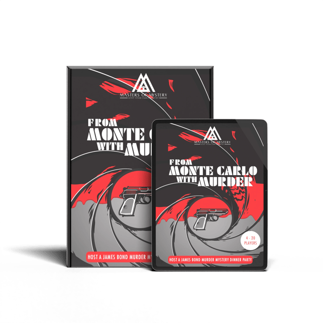 James Bond Spy Murder Mystery Host Your Own Game Kit