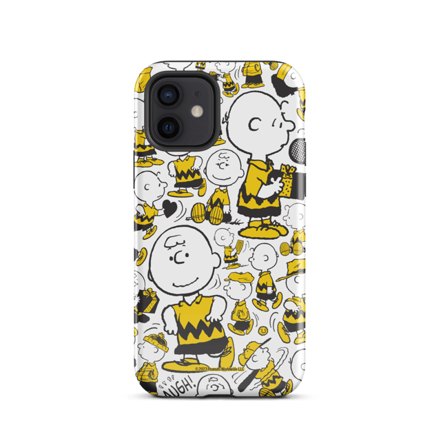 Peanuts Charlie Brown Pattern Tough Phone Case - iPhone