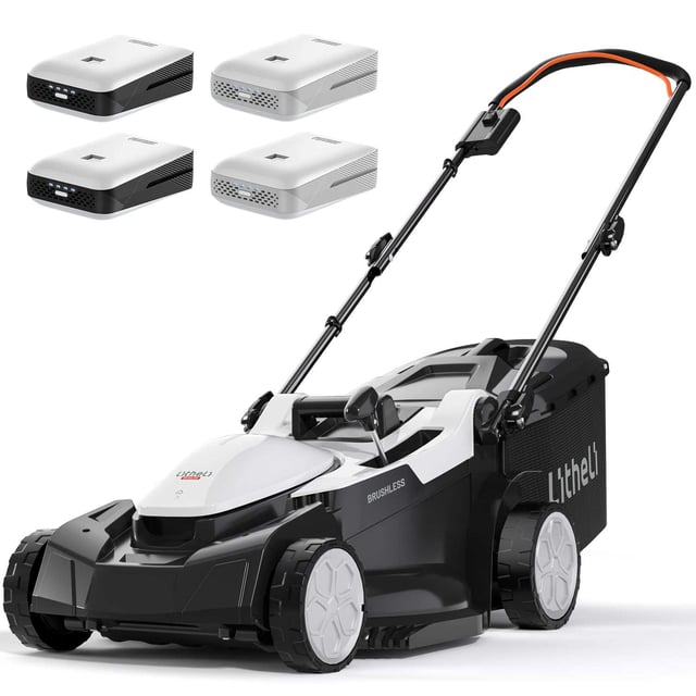 U20 40V 18" Brushless Lawn Mower | Includes 2 x 4.0Ah & 2 x 4.0Ah SE Batteries |  Effortlessly Tackle Lawns up to 6000 Sq. Ft.