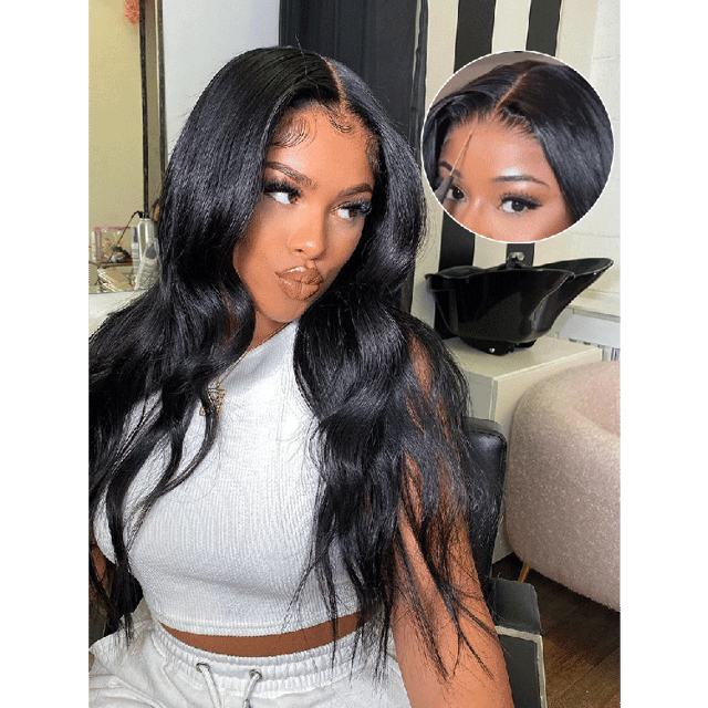 Glueless 5*7 Ready To Go Wigs Body Wave 5s Easy Go 2024 New -- Pre Cut Pre Plucked Pre Bleached Mini Knots