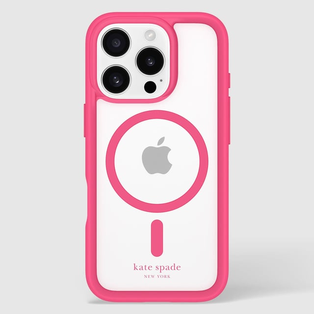 kate spade new york Ultra Protective Pom Pom Pink MagSafe - iPhone 16 Pro