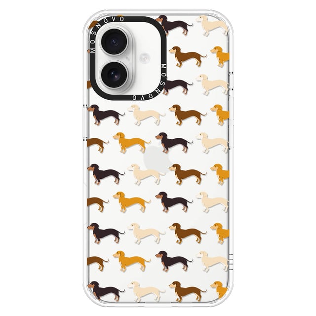 Cute Dachshund Phone Case - iPhone 16 Case
