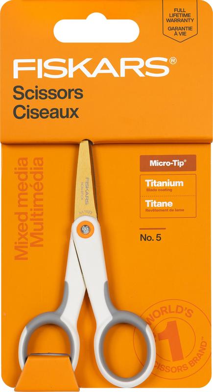 5" - Fiskars Softgrip Micro-Tip Scissors
