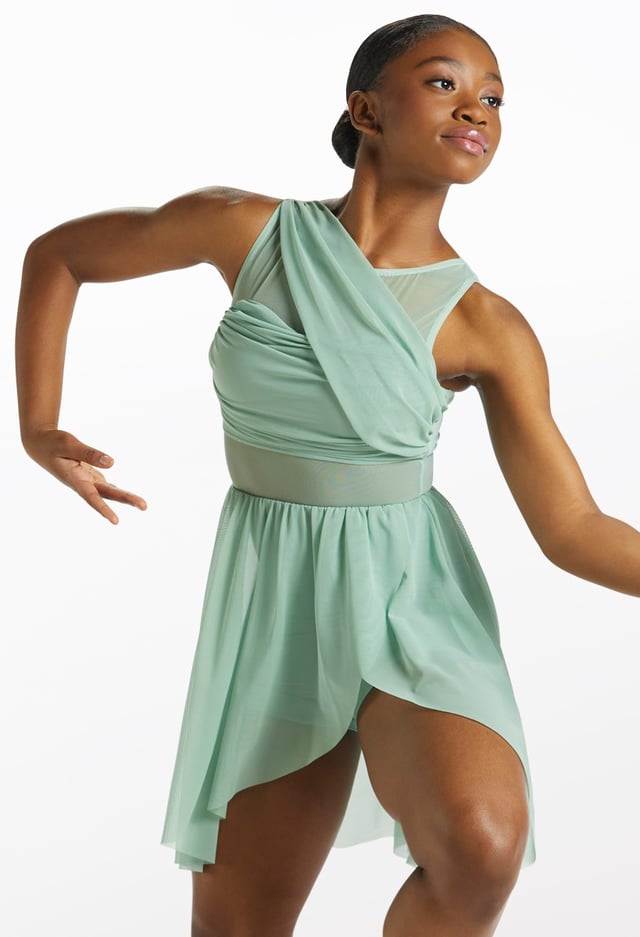Mesh Wrap Dress
