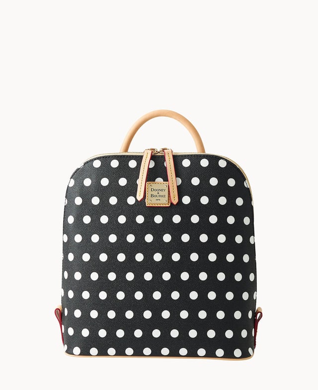 Polka Dot Zip Pod Backpack