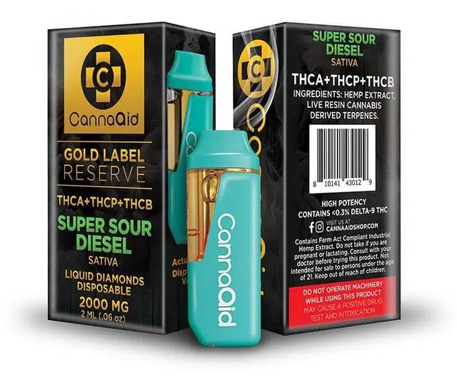Gold Label Reserve THCA+THCP+THCB Disposable