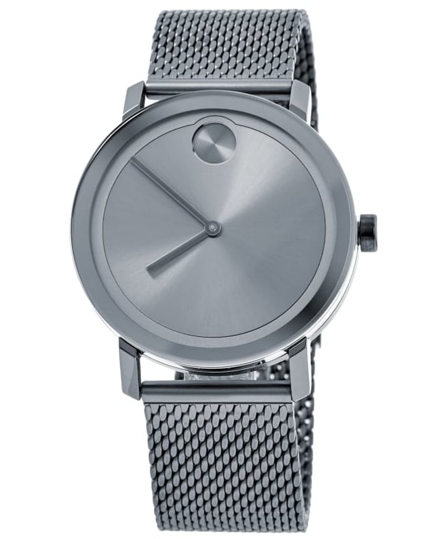 Movado Bold Evolution Quartz Grey Dial Steel Men's Watch 3600902