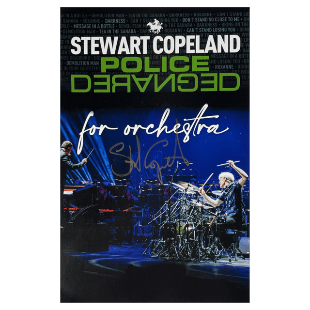 Autographed Police Deranged Poster