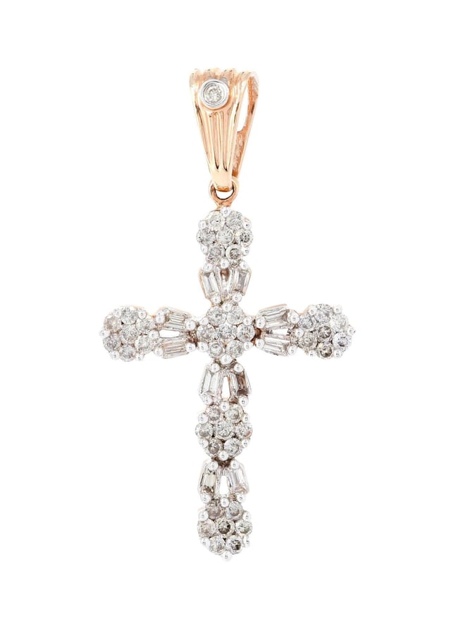 Diamond Cross Pendant | 0.15 Carats | 2.19 Grams