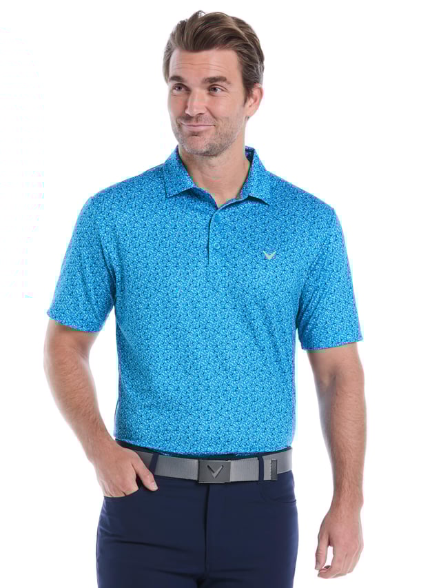 Mens Confetti Chevron All Over Polo