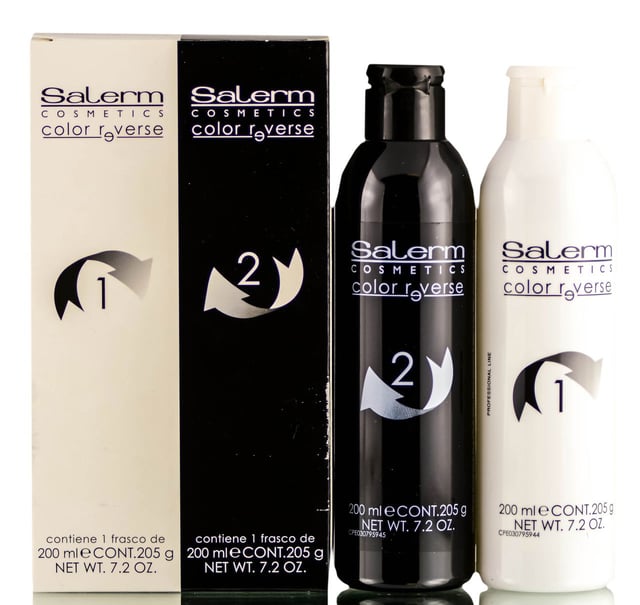 Color Removal Kit, Salerm Color Reverse Hair Color Removal (Step 1 + Step 2)