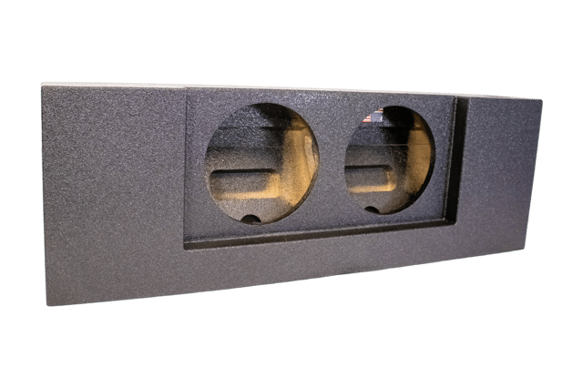 SoundSkins Enclosures | Chevy Colorado 2015+ Dual 10" Sealed  - Premium USA Made Subwoofer Box with Bed Liner Spray Finish