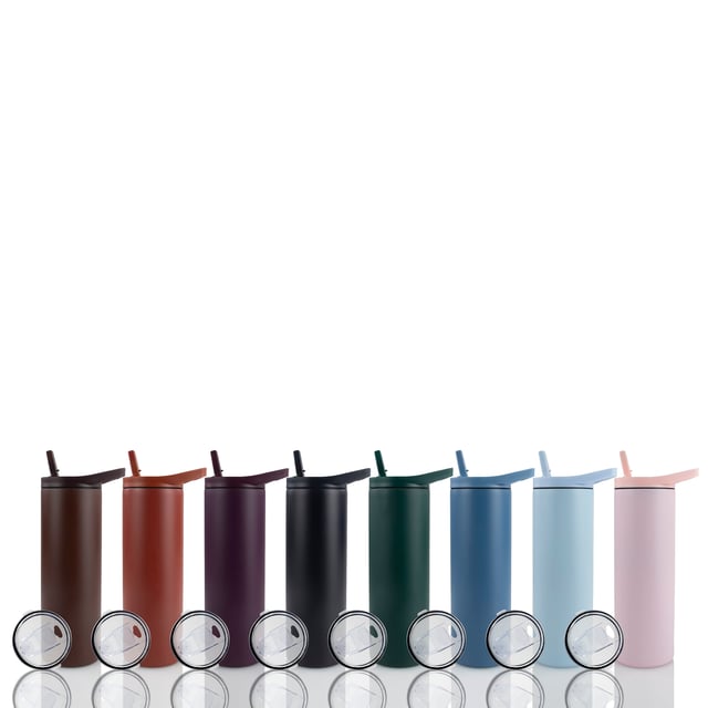 20oz POWDER COATED DUO SKINNY TUMBLER