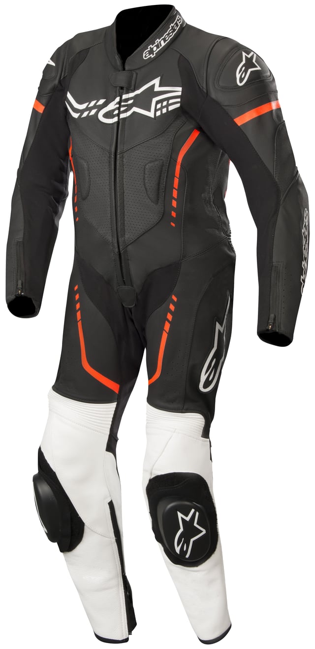 Alpinestars Youth GP Plus Cup Race Suit Black/White/Fluo Red / 150 [Blemished - Very Good]