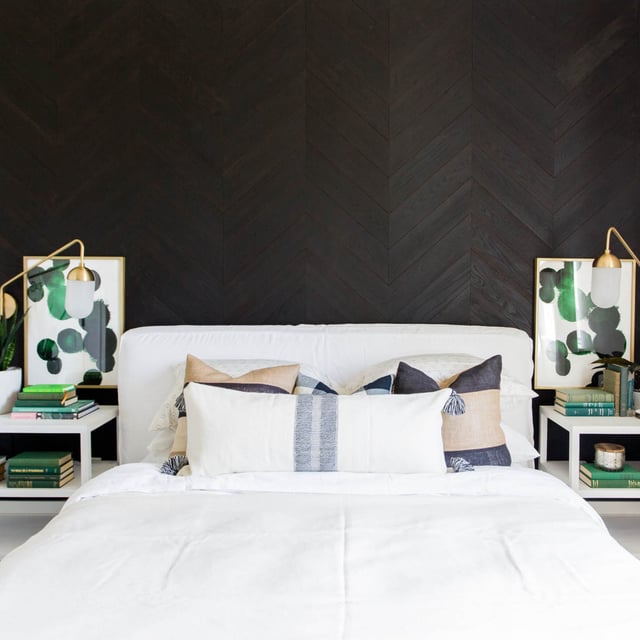 Charcoal Peel & Stick Wood Planks