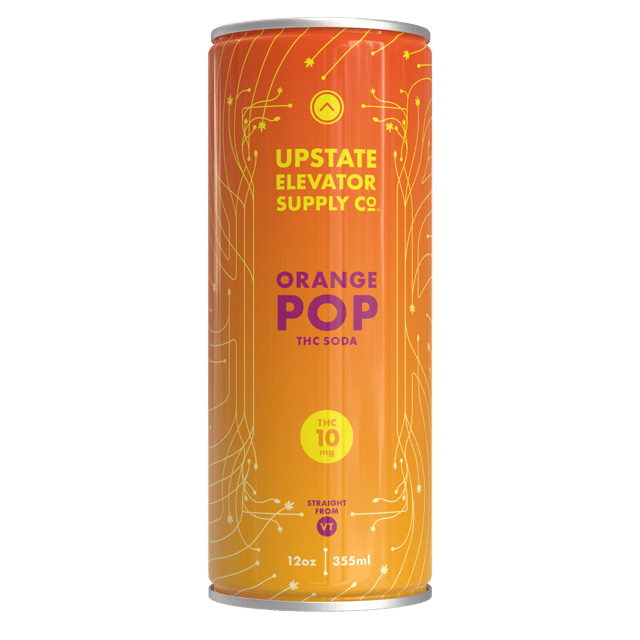 10mg THC Orange Pop Soda