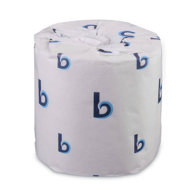 Boardwalk® Bathroom Tissue, Standard, Septic Safe, 2-Ply, White, 4 x 3, 500 Sheets/Roll, 96/Carton (BWK6145)