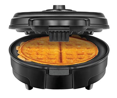 Chefman Anti-Overflow Belgian Waffle Maker w/Shade Selector, Temperature Control Mess Free Moat, Round WaffleIron w/Nonstick