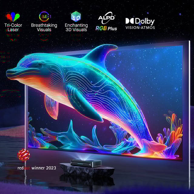NexiGo Aurora Pro, Home Theater Laser TV Bundle