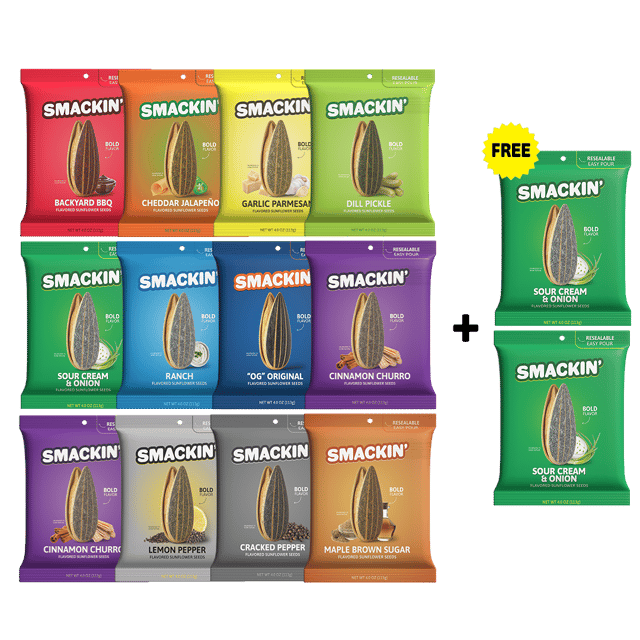 12 Bag Variety Pack + 2 FREE Large Sour Cream and Onion Bags