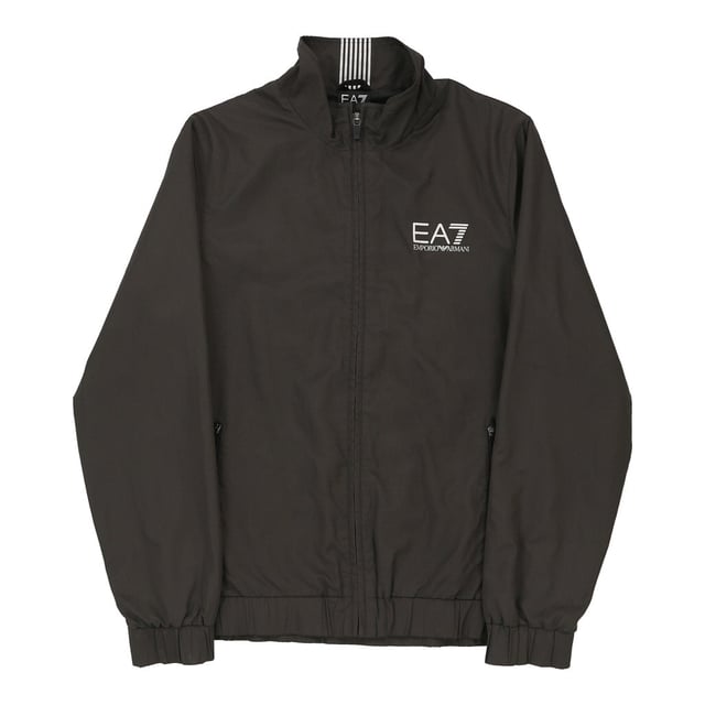 Emporio Armani Jacket - Medium Grey Nylon Blend