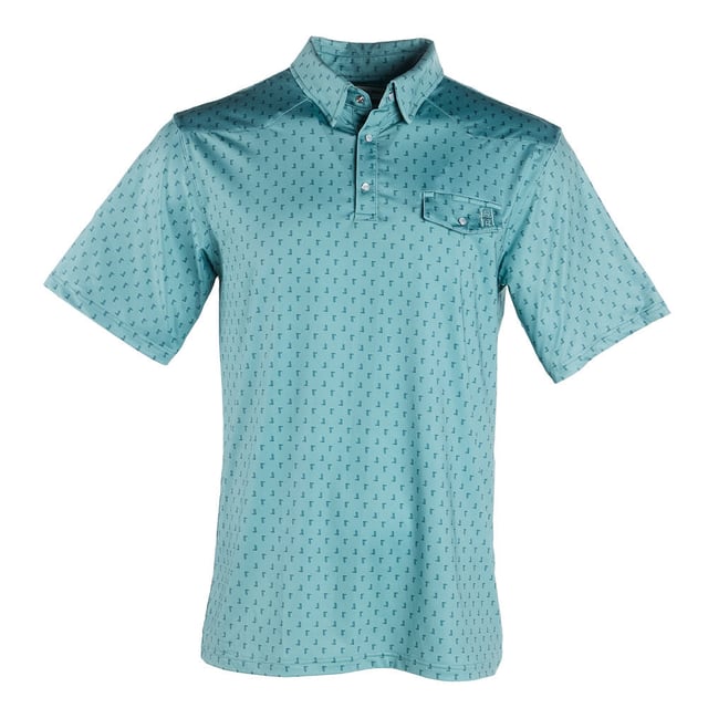 Brandcowboy Sandhill Ranch Boot Scootin Short Sleeve Pearl Snap Polo