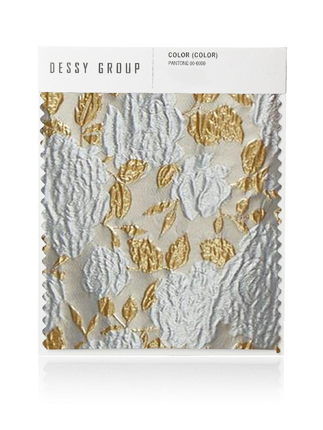 Gold Leaf Brocade Swatch