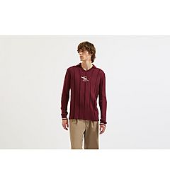 Arsenal Classics Claude Knitted Long Sleeved Polo Shirt