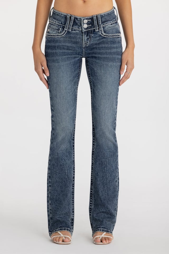 Sabrina Stitched Bootcut Jeans