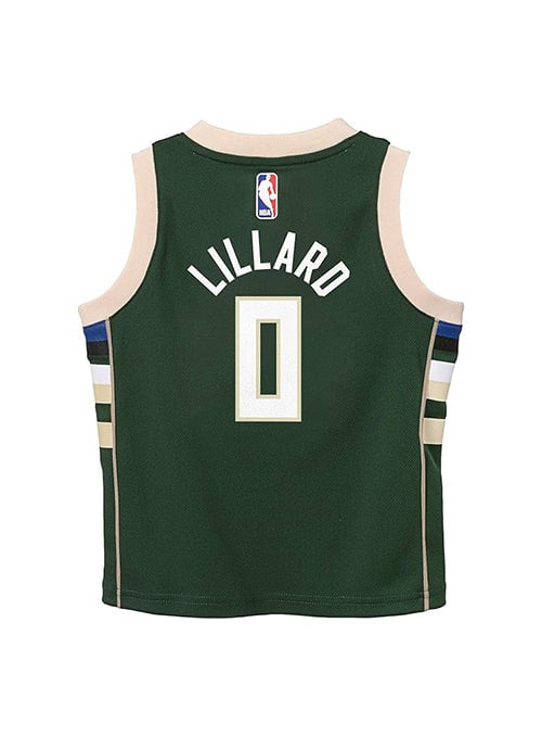 Toddler Nike Icon Damian Lillard Milwaukee Bucks Replica Jersey