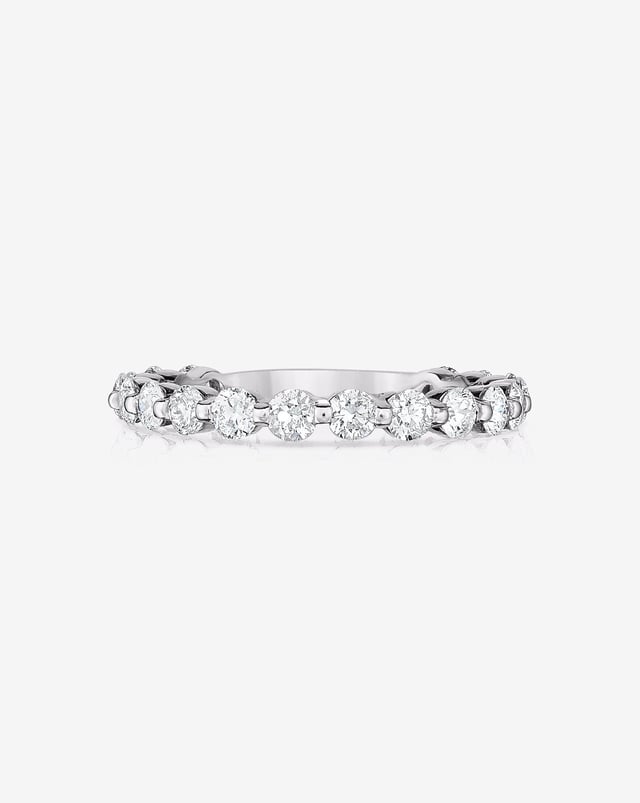 Single Prong 3/4 Lab Diamond Band