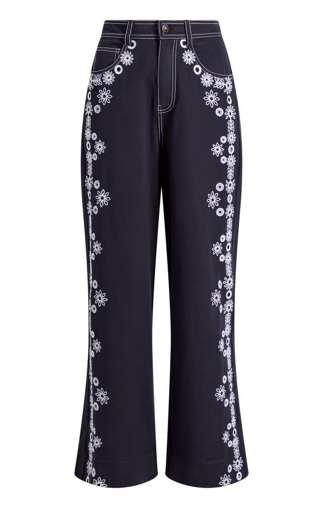 Mazie Eyelet Betsy Pant