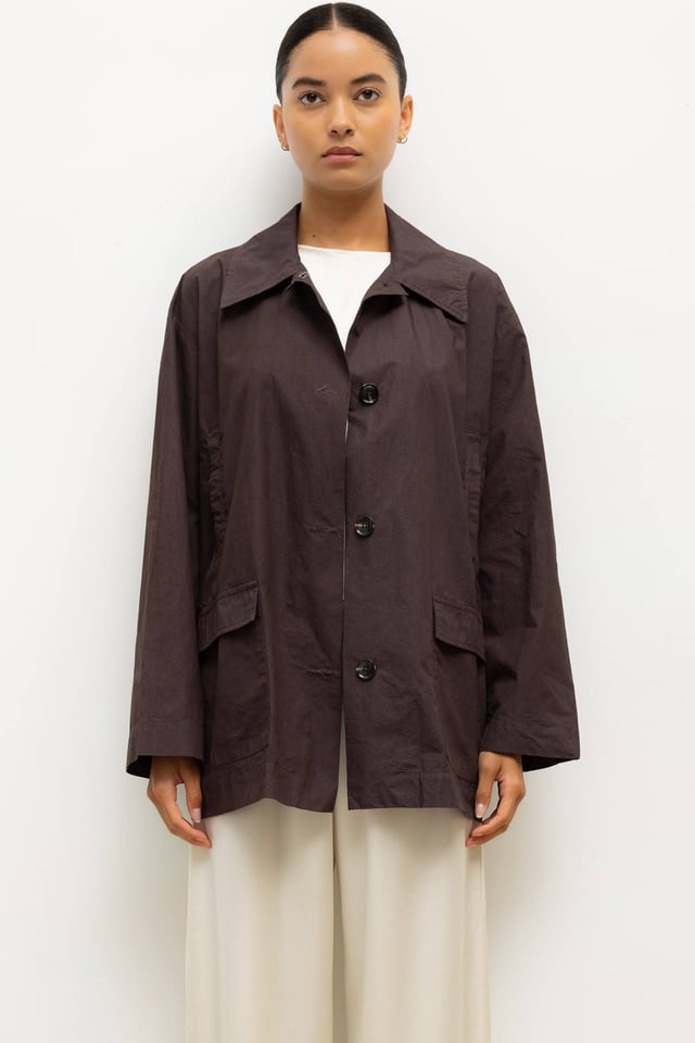 Kyoto Pocket Button Down Jacket