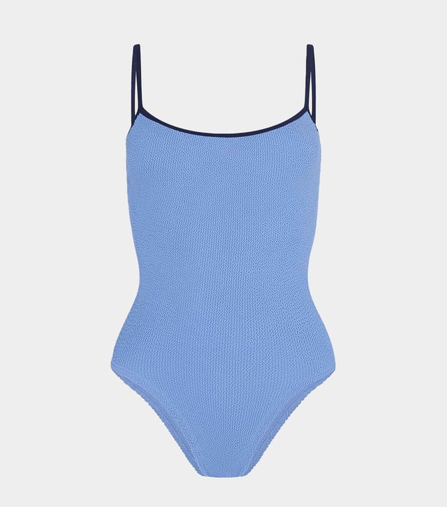 Pamela Swim Contrast - Cornflower/Navy
